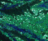 Mini Glitz Disc Sequins Polyester Fabric - 3MM Round Sequins, 50" Width (1 Yard)