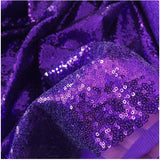 Mini Glitz Disc Sequins Polyester Fabric - 3MM Round Sequins, 50" Width (1 Yard)