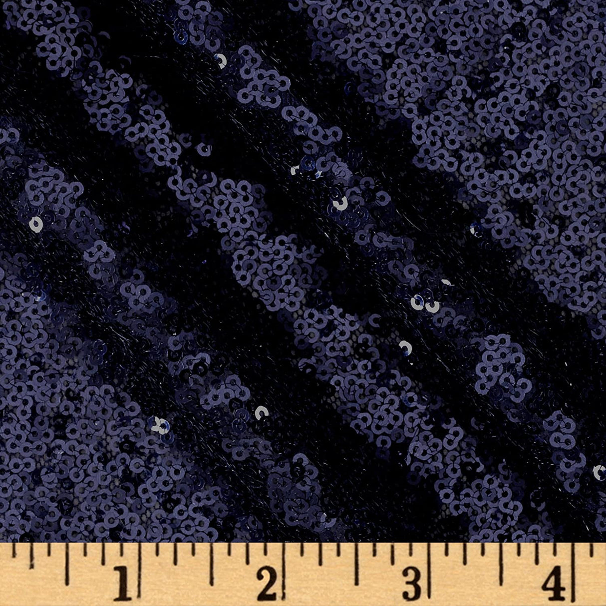 Mini Glitz Disc Sequins Polyester Fabric - 3MM Round Sequins, 50" Width (1 Yard)
