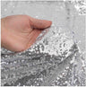 Mini Glitz Disc Sequins Polyester Fabric - 3MM Round Sequins, 50" Width (1 Yard)