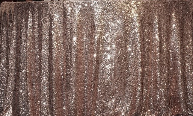 Mini Glitz Disc Sequins Polyester Fabric - 3MM Round Sequins, 50" Width (1 Yard)