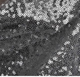 Mini Glitz Disc Sequins Polyester Fabric - 3MM Round Sequins, 50" Width (1 Yard)