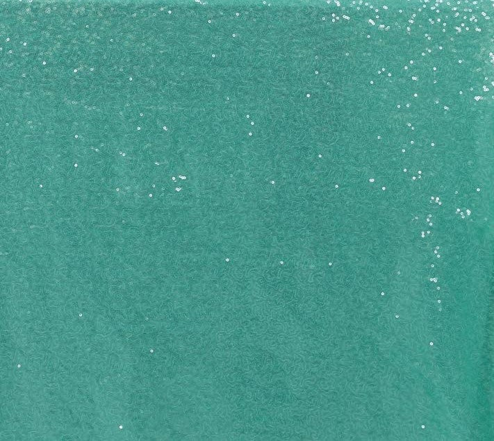 Mini Glitz Disc Sequins Polyester Fabric - 3MM Round Sequins, 50" Width (1 Yard)