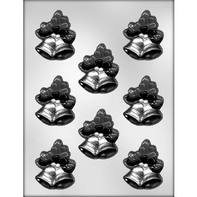 Bells With Mistletoe Chocolate Mold