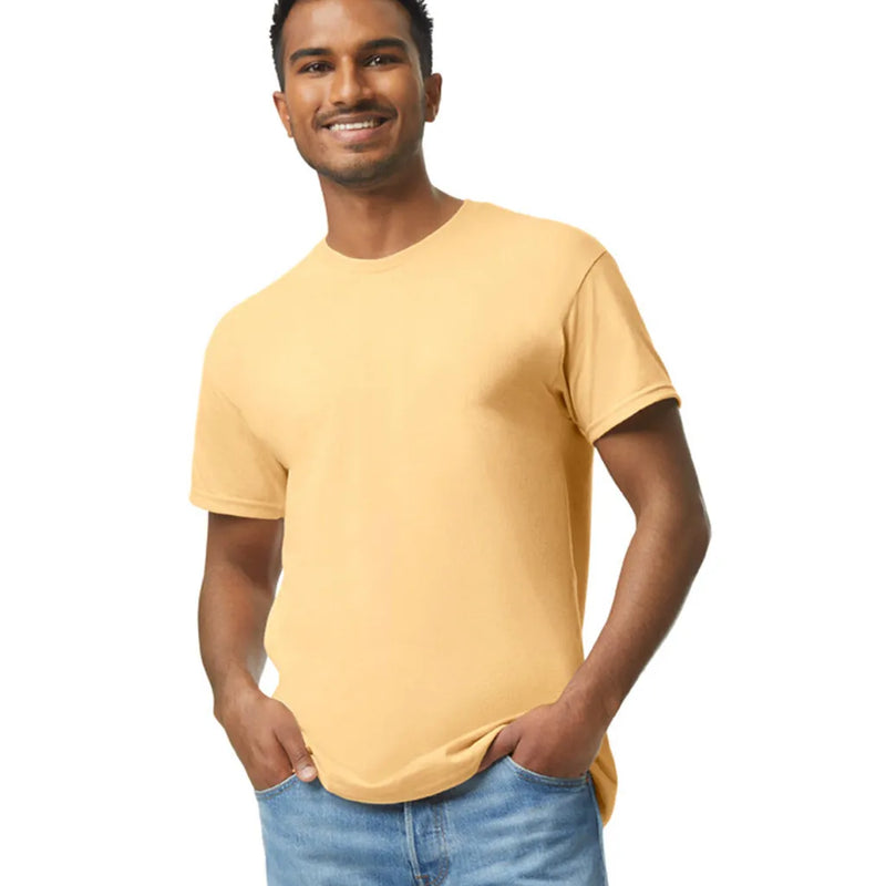 Gildan 5000 Adult Heavy Cotton Fabric - Yellow Haze, Short Sleeve, Classic Fit (1 Piece)