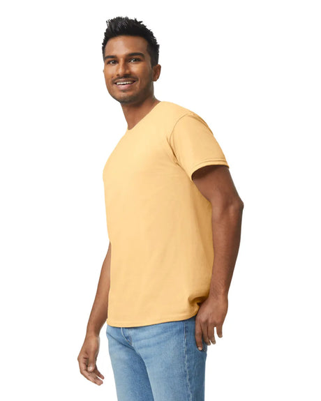 Gildan 5000 Adult Heavy Cotton Fabric - Yellow Haze, Short Sleeve, Classic Fit (1 Piece)
