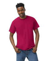 Gildan 5000 Adult Heavy Cotton Shirt - Cardinal Red, Short Sleeve, Classic Fit (1 Piece)