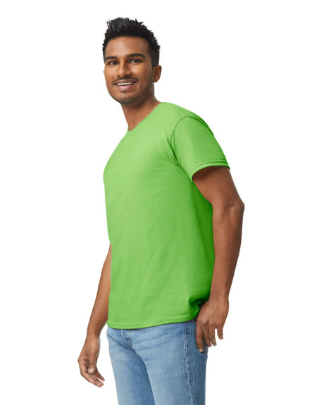 Gildan 5000 Adult Heavy Cotton Fabric - Lime, Short Sleeve, Classic Fit (1 Shirt)