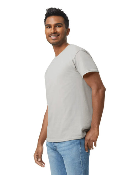 Gildan 5000 Adult Heavy Cotton T-Shirt - Ice Grey, Classic Fit, Short Sleeve (1 Piece)