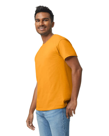 Gildan 5000 Adult Heavy Cotton T-Shirt Fabric - Gold, Short Sleeve, Classic Fit (1 Piece)