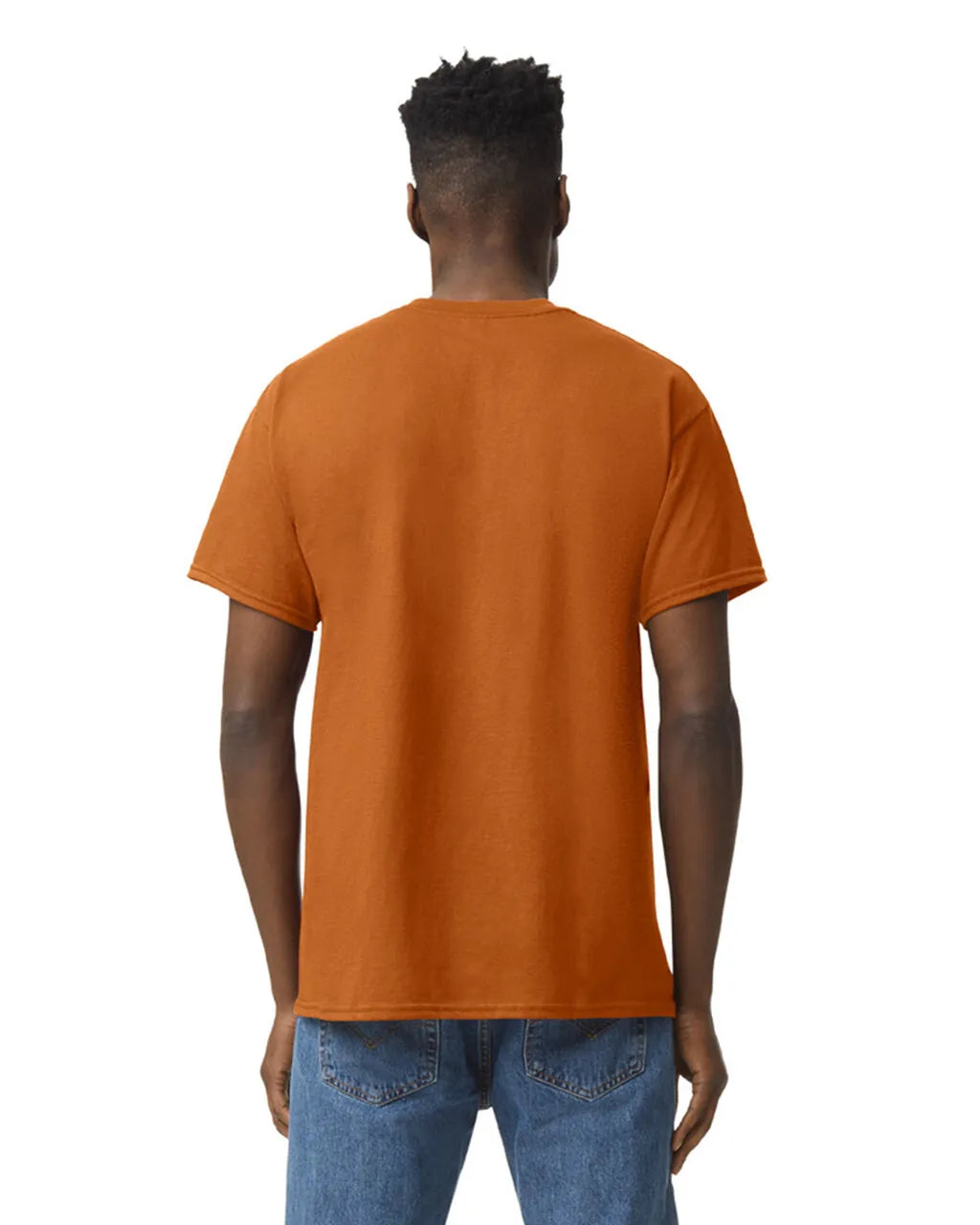 Gildan 5000 Adult Heavy Cotton Fabric - Texas Orange, Short Sleeve, Classic Fit (1 Shirt)