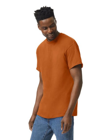 Gildan 5000 Adult Heavy Cotton Fabric - Texas Orange, Short Sleeve, Classic Fit (1 Shirt)