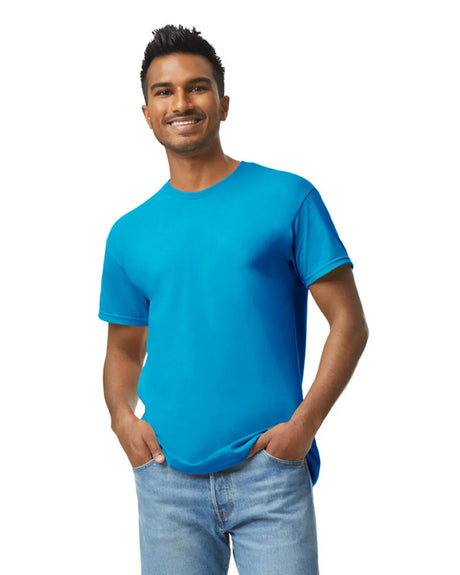 Gildan 5000 Adult Heavy Cotton T-Shirt - Sapphire, Short Sleeve, Unisex (1 Piece)