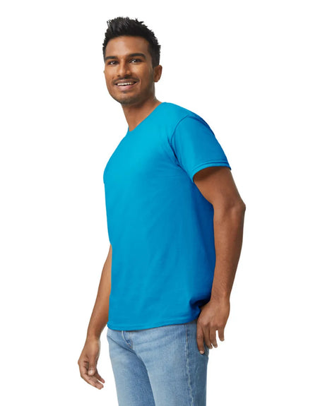 Gildan 5000 Adult Heavy Cotton T-Shirt - Sapphire, Short Sleeve, Unisex (1 Piece)