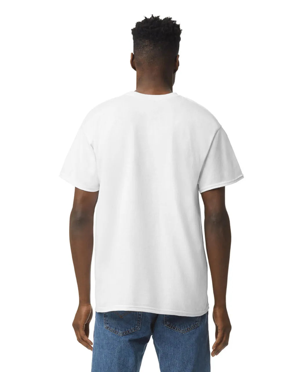 Gildan 5000 Adult Heavy Cotton Fabric - White, Short Sleeve, Classic Fit (1 Shirt)