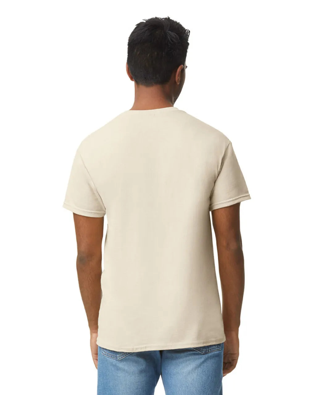 Gildan 5000 Adult Heavy Cotton Fabric - Natural, Short Sleeve, Classic Fit (1 Piece)