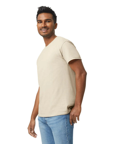 Gildan 5000 Adult Heavy Cotton Fabric - Natural, Short Sleeve, Classic Fit (1 Piece)