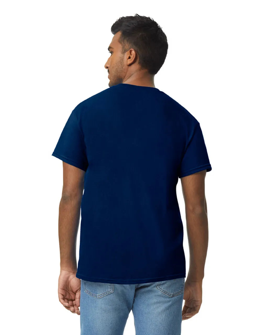 Gildan 5000 Adult Heavy Cotton T-Shirt - Navy Blue, Short Sleeve, Classic Fit (1 Piece)