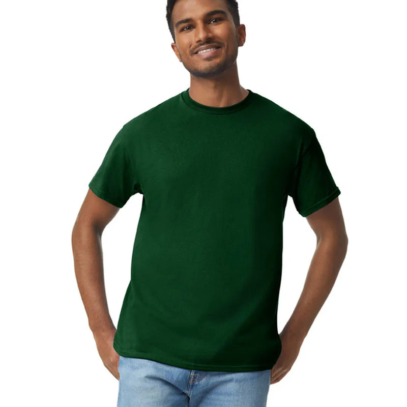 Gildan 5000 Adult Heavy Cotton T-Shirt - Forest Green, Short Sleeve, Classic Fit (1 Piece)