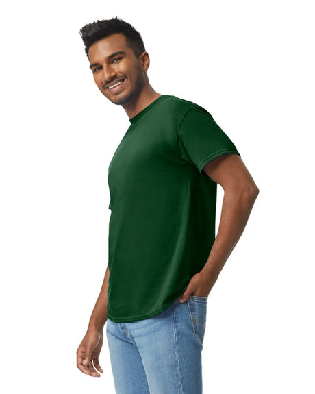Gildan 5000 Adult Heavy Cotton T-Shirt - Forest Green, Short Sleeve, Classic Fit (1 Piece)