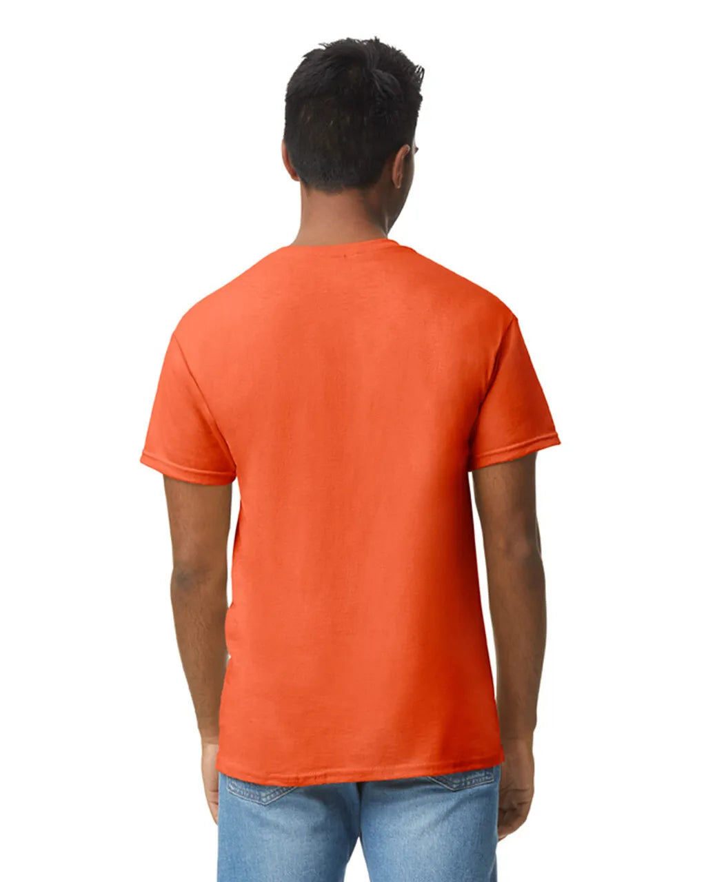 Gildan 5000 Adult Heavy Cotton T-Shirt - Orange, Short Sleeve, Unisex (1 Piece)