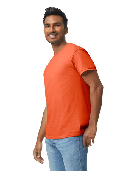 Gildan 5000 Adult Heavy Cotton T-Shirt - Orange, Short Sleeve, Unisex (1 Piece)