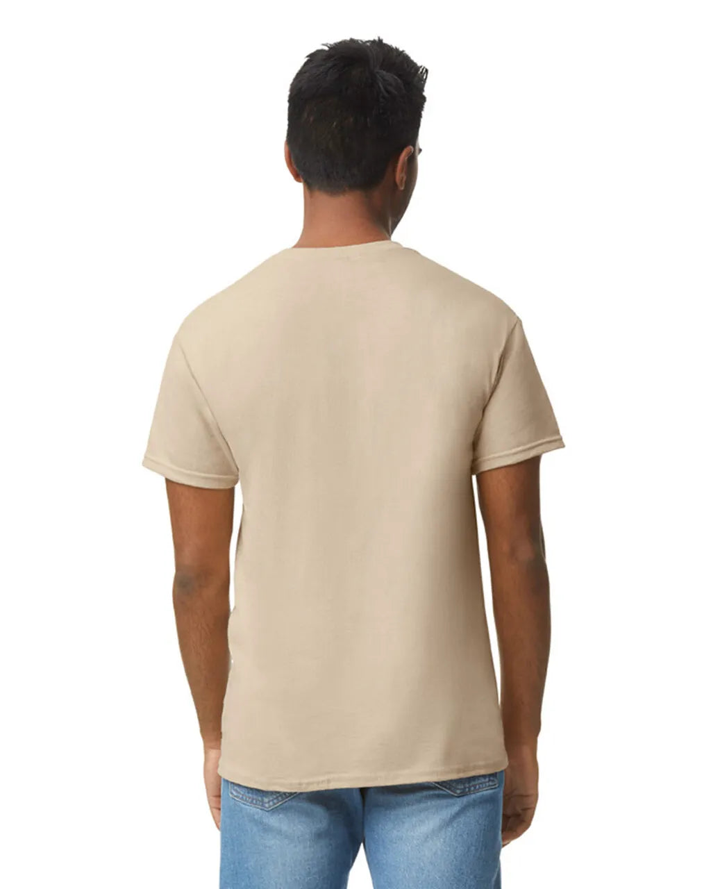 Gildan 5000 Adult Heavy Cotton Fabric - Sand, Short Sleeve, Classic Fit (1 Piece)