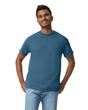 Gildan 5000 Adult Heavy Cotton T-Shirt - Indigo Blue, Short Sleeve, Classic Fit (1 Shirt)