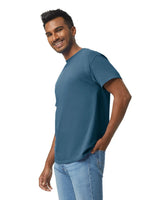Gildan 5000 Adult Heavy Cotton T-Shirt - Indigo Blue, Short Sleeve, Classic Fit (1 Shirt)