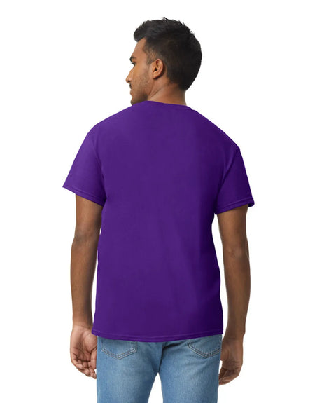 Gildan 5000 Adult Heavy Cotton T-Shirt Fabric - Purple, Short Sleeve, Classic Fit (1 Piece)