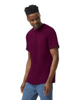 Gildan 5000 Adult Heavy Cotton T-Shirt - Maroon, Classic Fit, Short Sleeve (1 Piece)