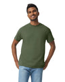 Gildan 5000 Adult Heavy Cotton T-Shirt - Military Green, Classic Fit, Short Sleeve (1 Piece)
