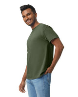 Gildan 5000 Adult Heavy Cotton T-Shirt - Military Green, Classic Fit, Short Sleeve (1 Piece)
