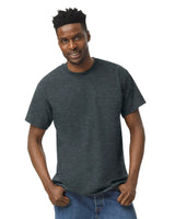 Gildan 5000 Adult Heavy Cotton T-Shirt - Dark Heather, Short Sleeve, Unisex (1 Piece)