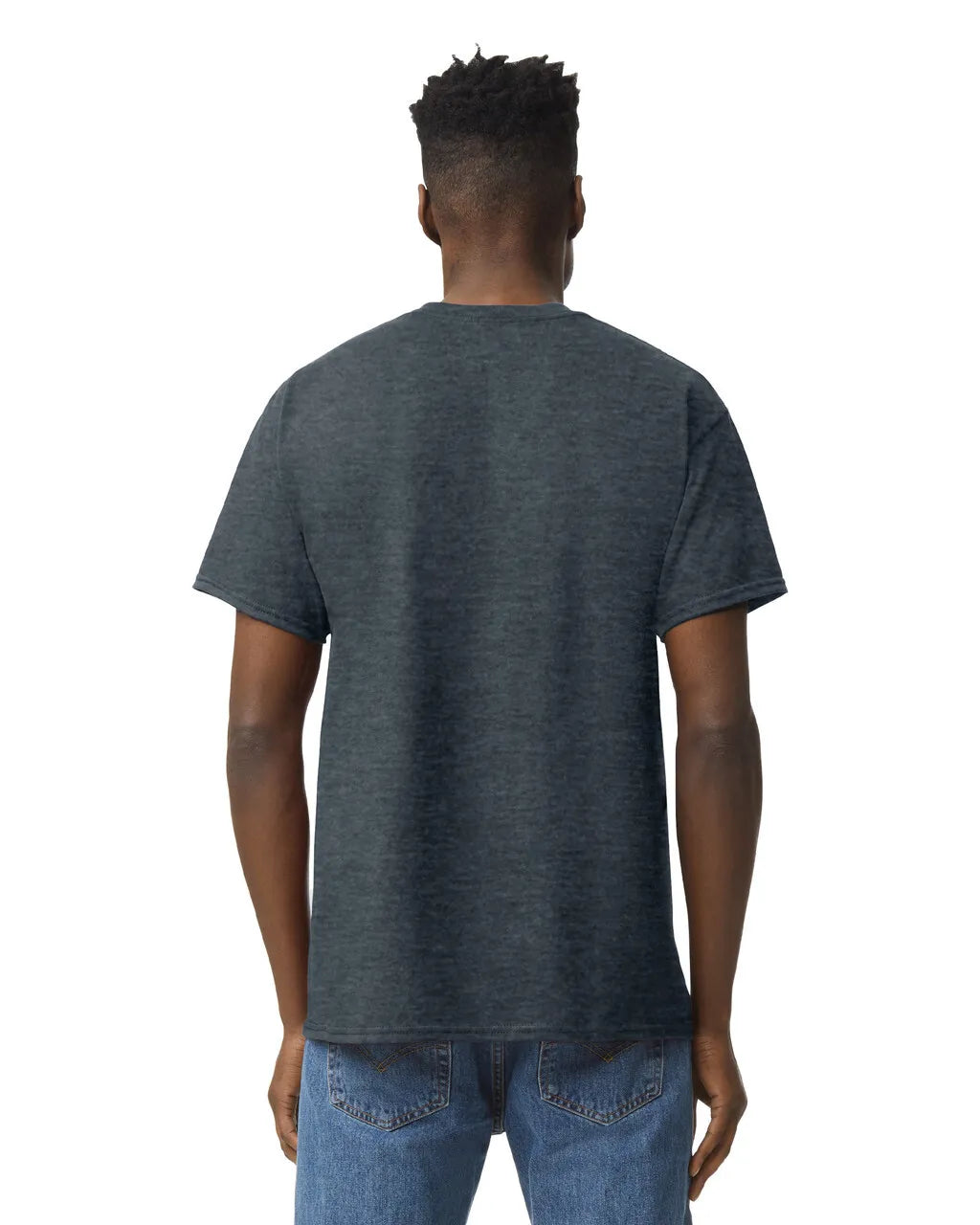 Gildan 5000 Adult Heavy Cotton T-Shirt - Dark Heather, Short Sleeve, Unisex (1 Piece)