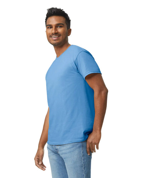 Gildan 5000 Adult Heavy Cotton T-Shirt - Carolina Blue, Classic Fit, Short Sleeve (1 Unit)