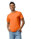 Gildan 5000 Adult Heavy Cotton T-Shirt Fabric - Safety Orange, Solid, Short Sleeve (1 Piece)