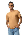 Gildan 5000 Adult Heavy Cotton T-Shirt - Old Gold, Classic Fit, Short Sleeve (1 Piece)