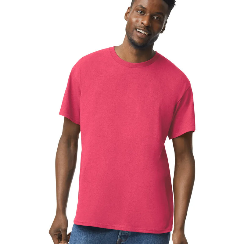 Gildan 5000 Heavy Cotton Fabric - Heather Red, Short Sleeve, Classic Fit (1 Shirt)