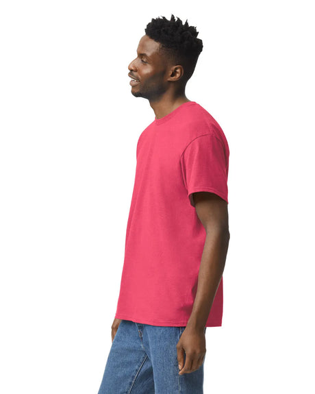 Gildan 5000 Heavy Cotton Fabric - Heather Red, Short Sleeve, Classic Fit (1 Shirt)