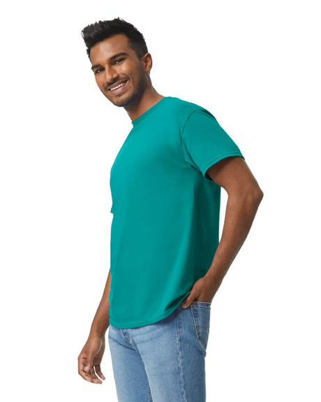 Gildan 5000 Adult Heavy Cotton Fabric - Antique Jade Dome, Short Sleeve, Classic Fit (1 Shirt)