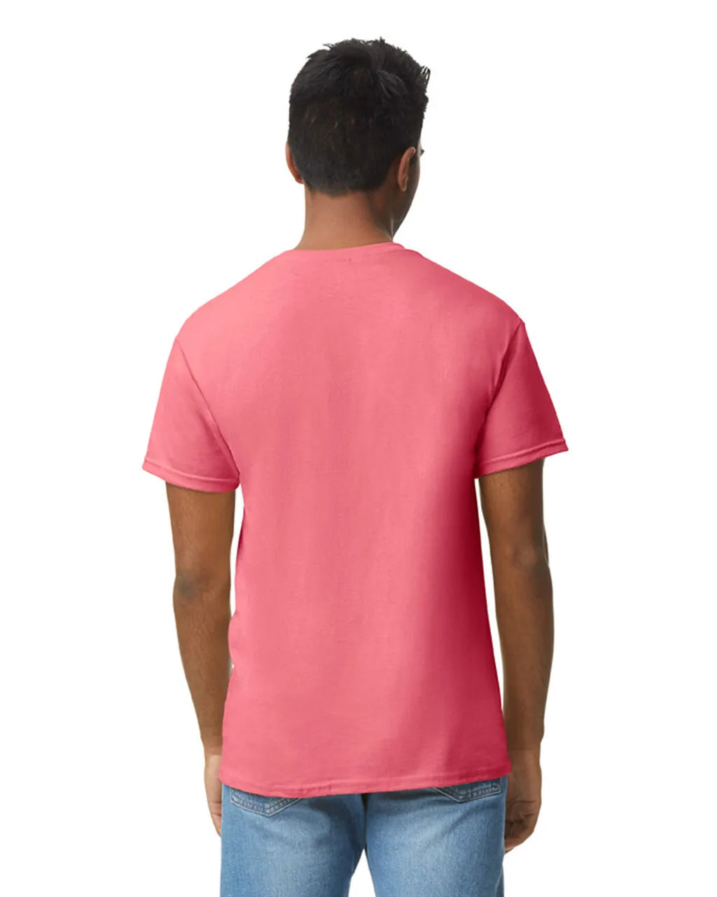 Gildan 5000 Adult Heavy Cotton T-Shirt Fabric - Coral Silk, Short Sleeve, Classic Fit (1 Piece)