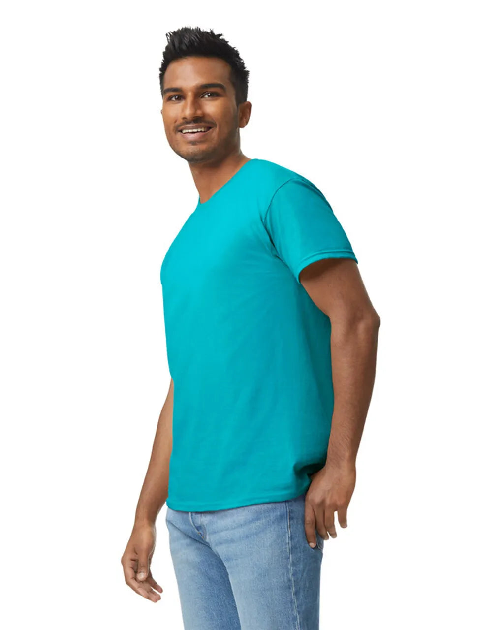 Gildan 5000 Heavy Cotton Fabric - Tropical Blue, Short Sleeve, Classic Fit (1 Piece)