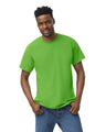 Gildan 5000 Adult Heavy Cotton T-Shirt - Neon Green, Classic Fit, Short Sleeve (1 Unit)