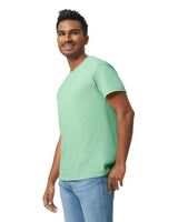 Gildan 5000 Heavy Cotton Fabric - Mint Green, Classic Fit, Short Sleeve (1 Shirt)