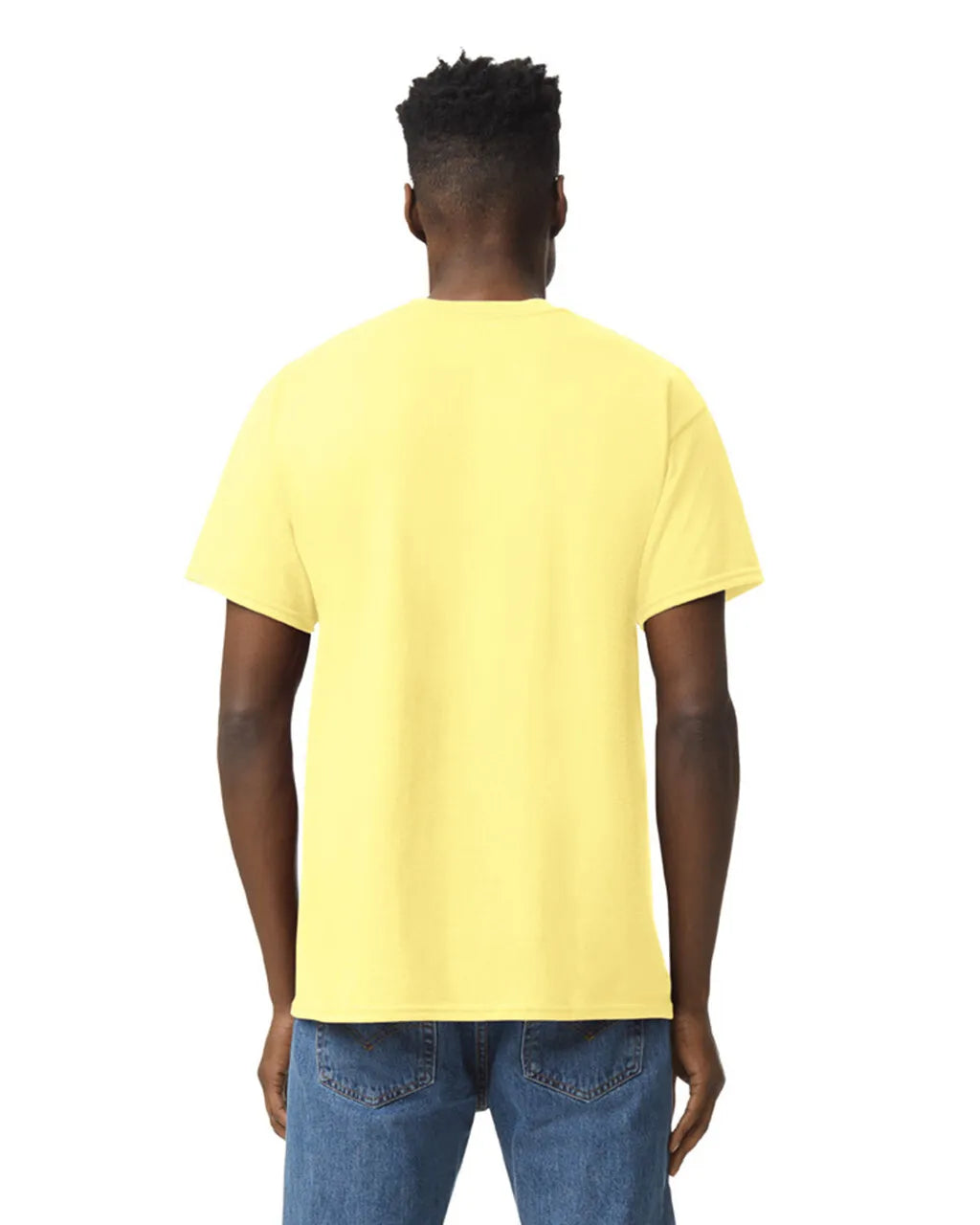 Gildan 5000 Adult Heavy Cotton T-Shirt - Corn Silk, Short Sleeve, Unisex (1 Piece)