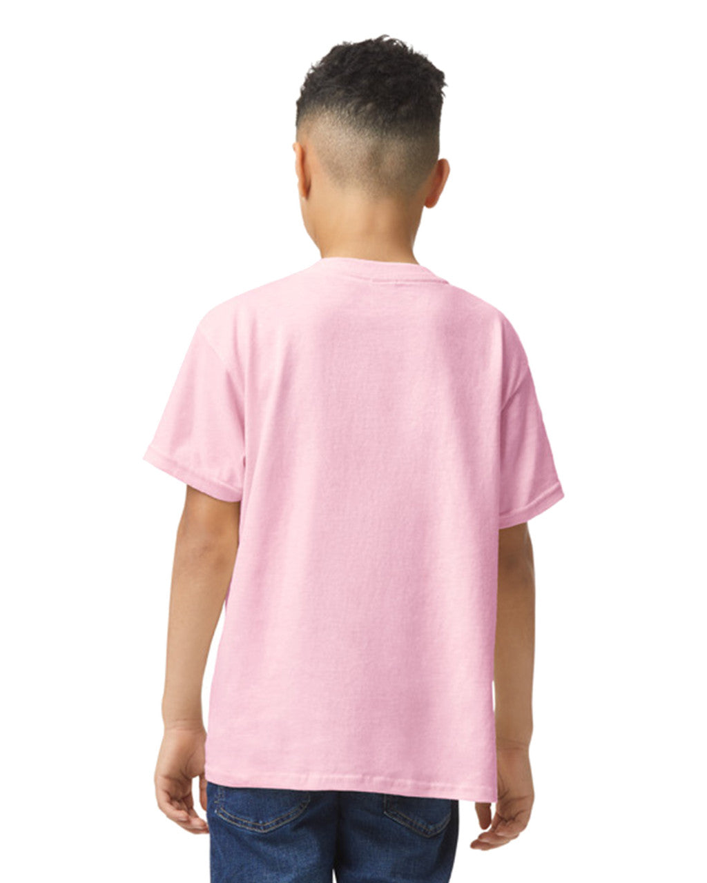 Gildan 5000B Youth Heavy Cotton Fabric - Light Pink, Short Sleeve, Classic Fit (1 Unit)
