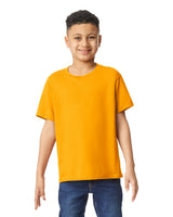 Gildan 5000B Youth Heavy Cotton Fabric - Gold, Short Sleeve, Classic Fit (1 Piece)