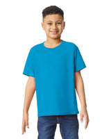 Gildan 5000B Youth Heavy Cotton Fabric - Sapphire, Short Sleeve, Classic Fit (1 Piece)