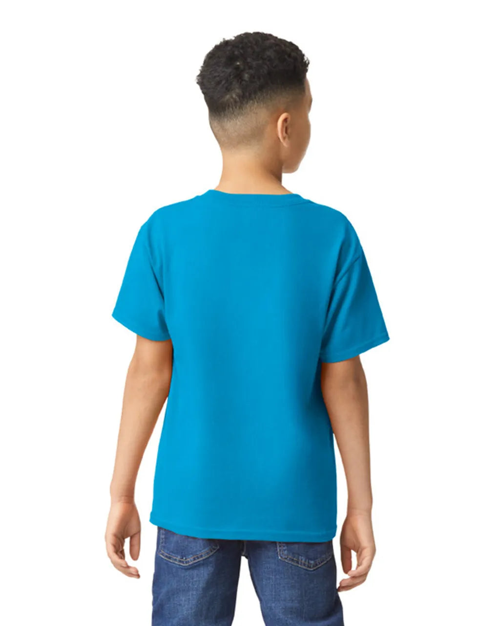 Gildan 5000B Youth Heavy Cotton Fabric - Sapphire, Short Sleeve, Classic Fit (1 Piece)